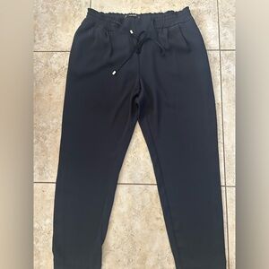 Zara Women's Charcoal Joggers with Drawstring